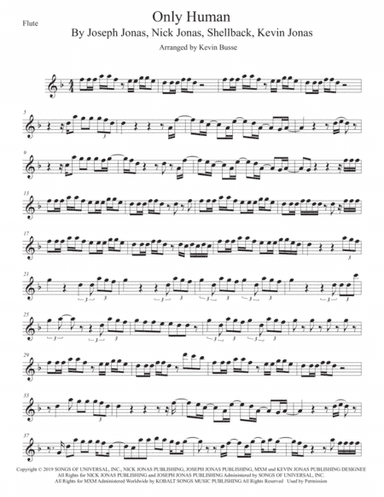 Only Human (arr. Kevin Busse)