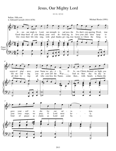 Jesus, Our Mighty Lord