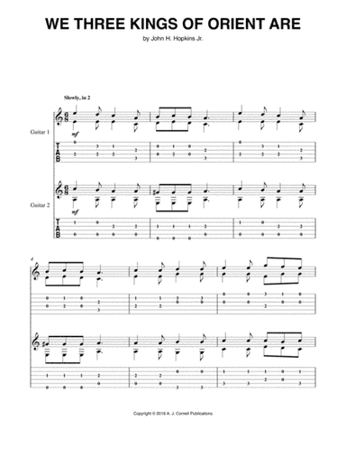 We Three Kings of Orient Are (arr. Mark Phillips)