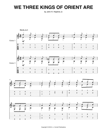 We Three Kings of Orient Are (arr. Mark Phillips)