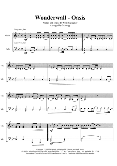 Wonderwall (arr. Marmpy)