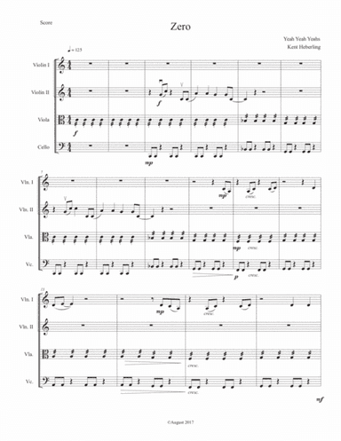 Zero (arr. Kent Heberling)