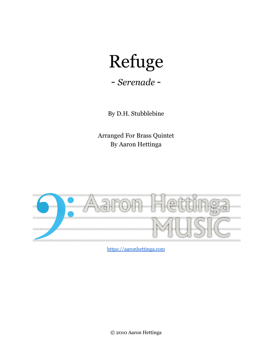 Refuge - Serenade - Waltz for Brass Quintet (arr. a)