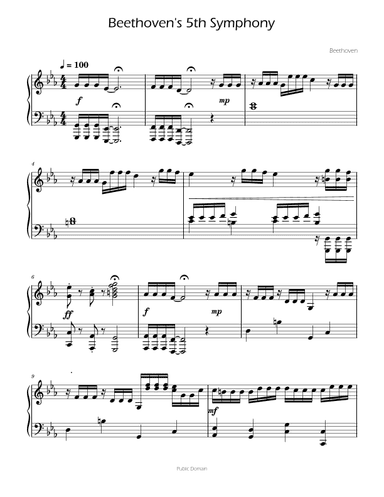 Beethoven's 5th Symphony Theme (arr. Ygor Nunes)