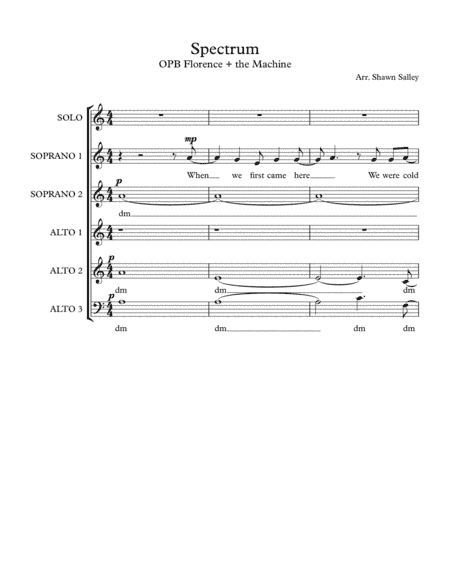 Spectrum (arr. Shawn Salley)