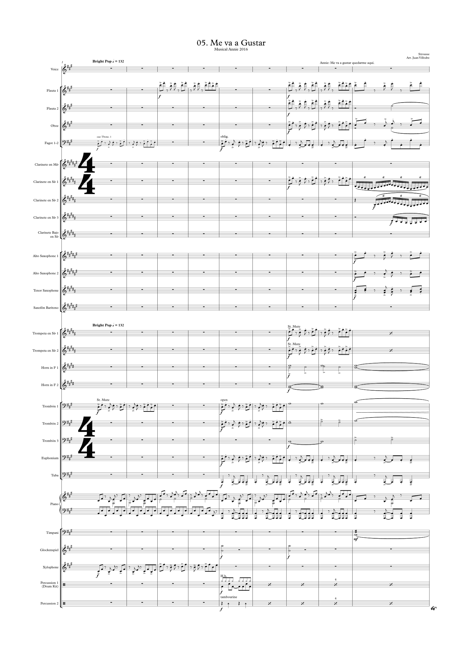I Think I'm Gonna Like It Here (2014 Film Version) (arr. Juan Villodre)