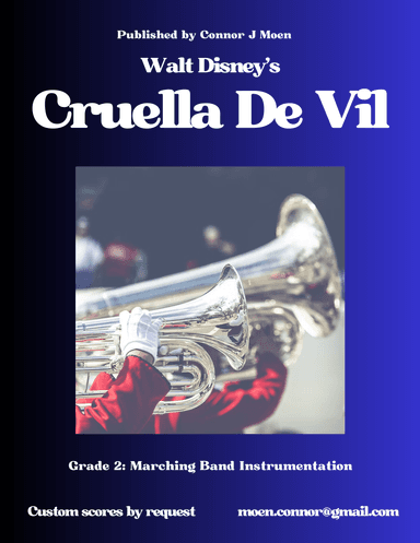 Cruella De Vil (arr. Connor Moen)