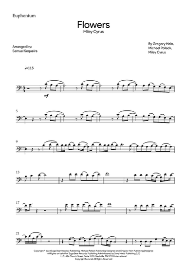Flowers (arr. Samuel Sequeira)