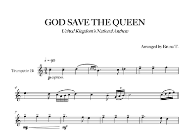 God Save The Queen (UK National Anthem) (arr. Bruna T.)