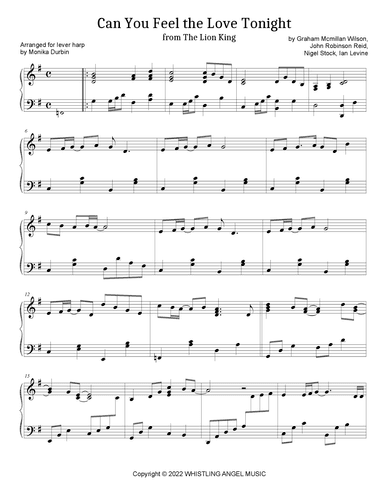 Can You Feel The Love Tonight (arr. Monika Durbin)