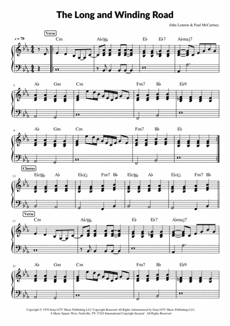 The Long And Winding Road (arr. Pave)