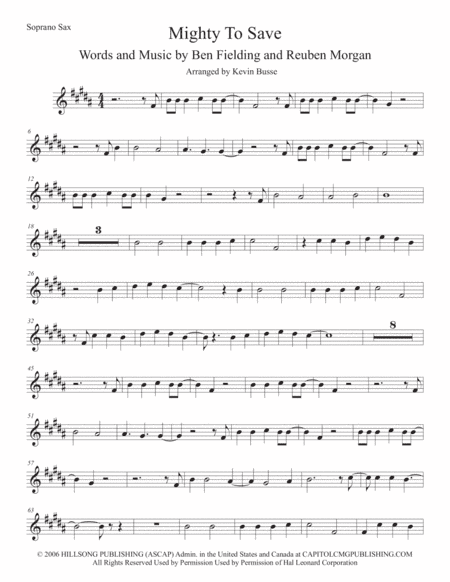 Mighty To Save (arr. Kevin Busse)
