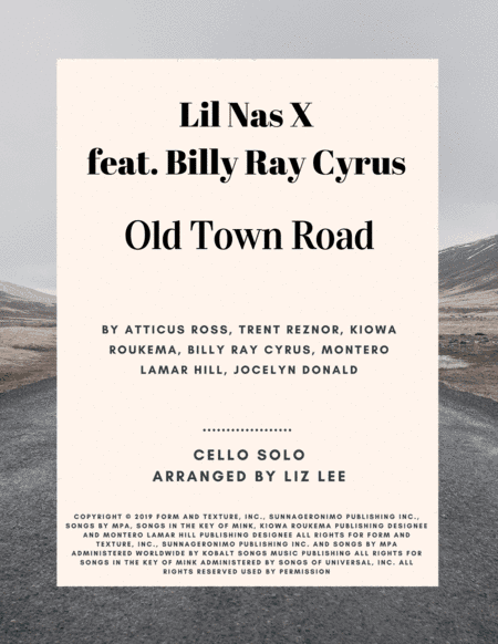 Old Town Road (remix) (arr. Liz Lee - Cellomoji)