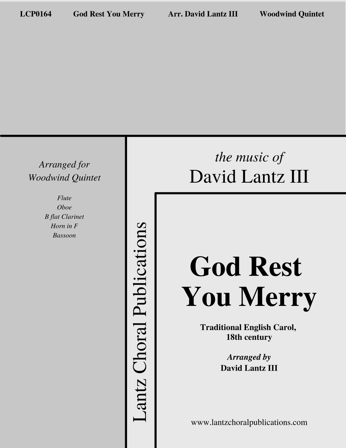 God Rest You Merry (arr. David Lantz III)