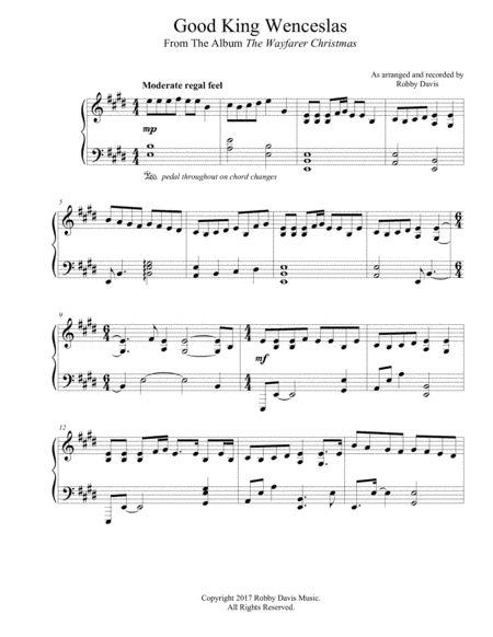 Good King Wenceslas (arr. Robby Davis Music)