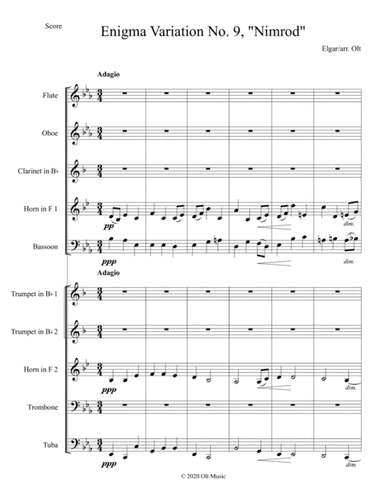 Nimrod from Enigma Variations (arr. Tim Olt)