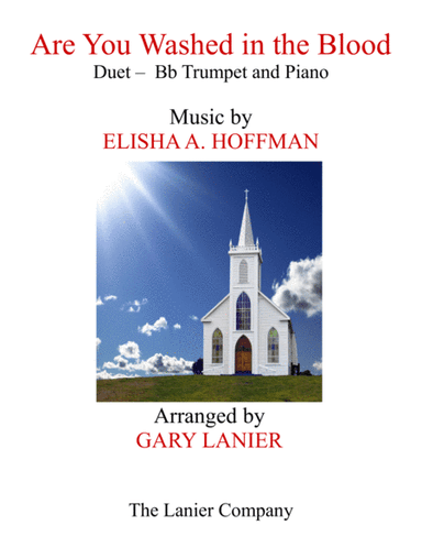 ARE YOU WASHED IN THE BLOOD (Duet - Bb Trumpet & Piano with Score/Part) (arr. Gary Lanier)