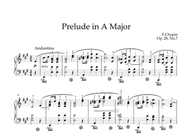 Prelude Op 28 No 7 (arr. KP82 Music)