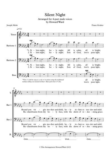 Silent Night (arr. Howard Ward)