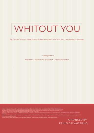 Without You (arr. Paulo Galvao Filho)