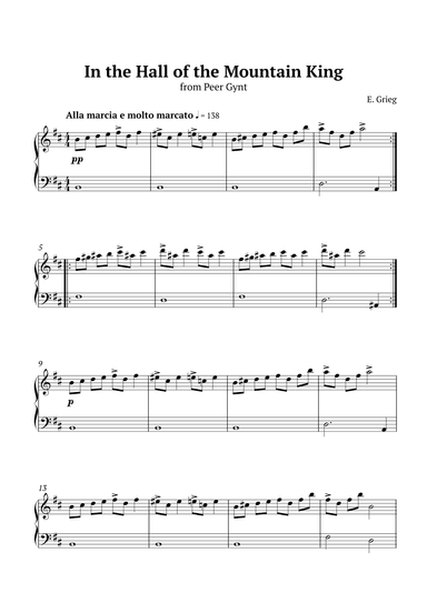 In the Hall of the Mountain King (arr. André Nusa)