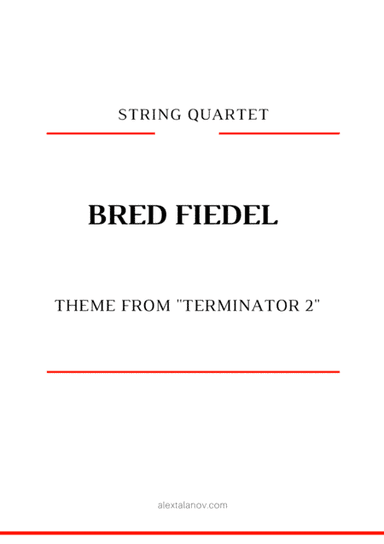 Theme From "terminator 2" (arr. Alex Talanov)
