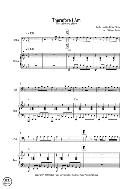 Therefore I Am (arr. Willem Aarts)