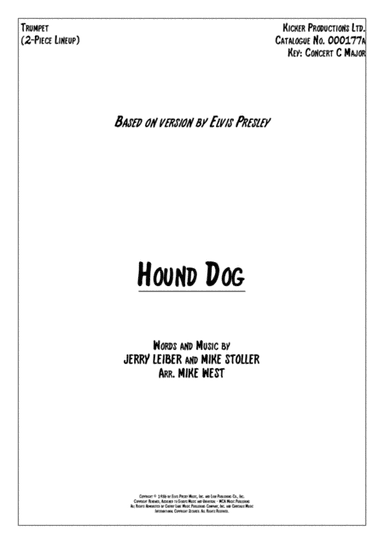 Hound Dog (arr. Mike West)