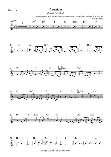Promises (arr. Fabio Britto)