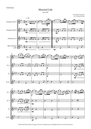 Married Life (arr. Fernando Britto)