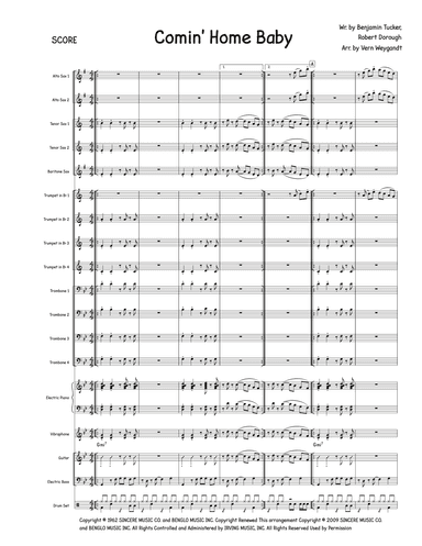 Comin' Home Baby (arr. Vern Weygandt)