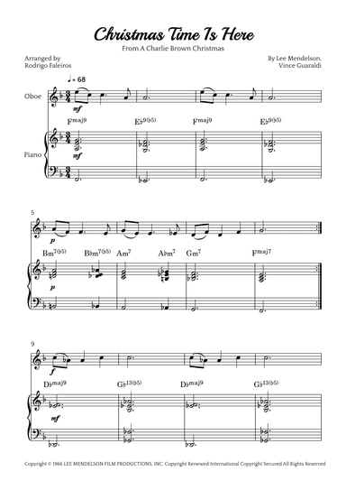 Christmas Time Is Here (arr. Rodrigo Faleiros)
