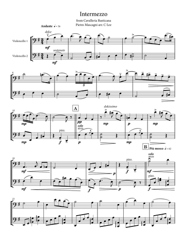 Intermezzo (Cavalleria Rusticana) (arr. Charlie Lee)