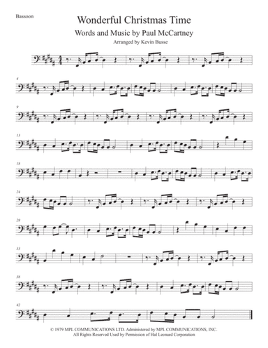 Wonderful Christmastime (arr. Kevin Busse)