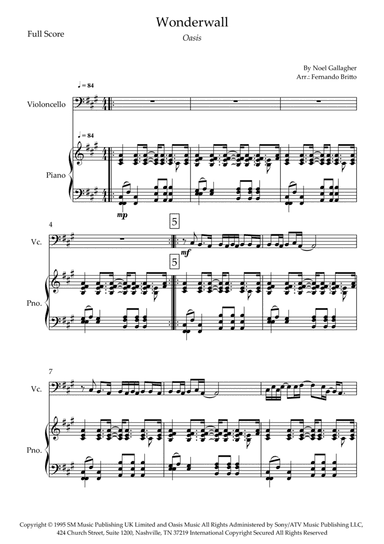 Wonderwall (arr. Fernando Britto)