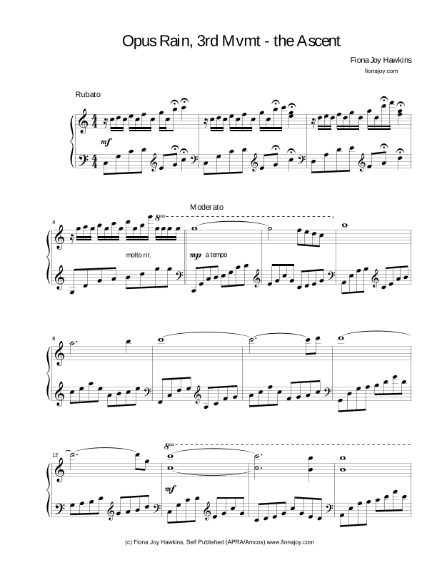 The Ascent (Opus Rain, Third Movement)