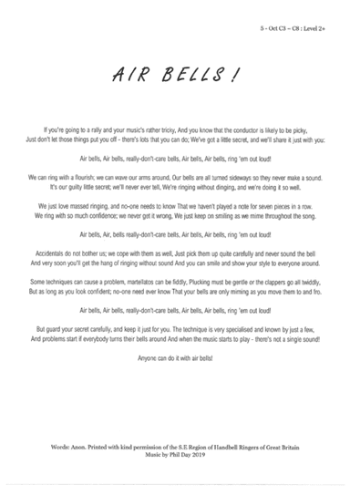Air Bells - Handbells - 5 Oct