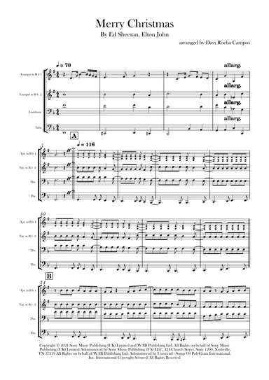 Merry Christmas (arr. Davi Rocha Campos)