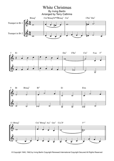 White Christmas (arr. Terry Cathrine)