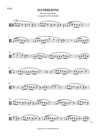 Dandelions (arr. John Rudolph)