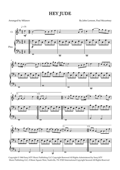 Hey Jude (arr. Milanov)
