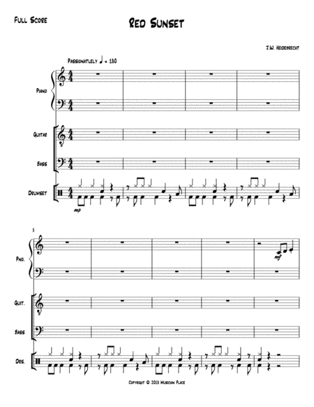 Red Sunset - Score
