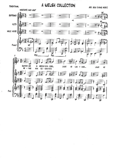 A WELSH COLLECTION (arr. HUW EVANS MUSIC)