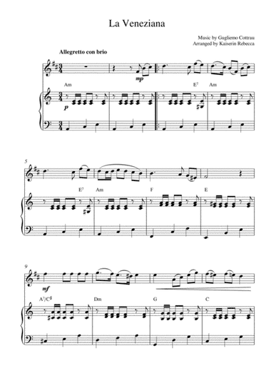 La Veneziana (arr. Kaiserin Rebecca)