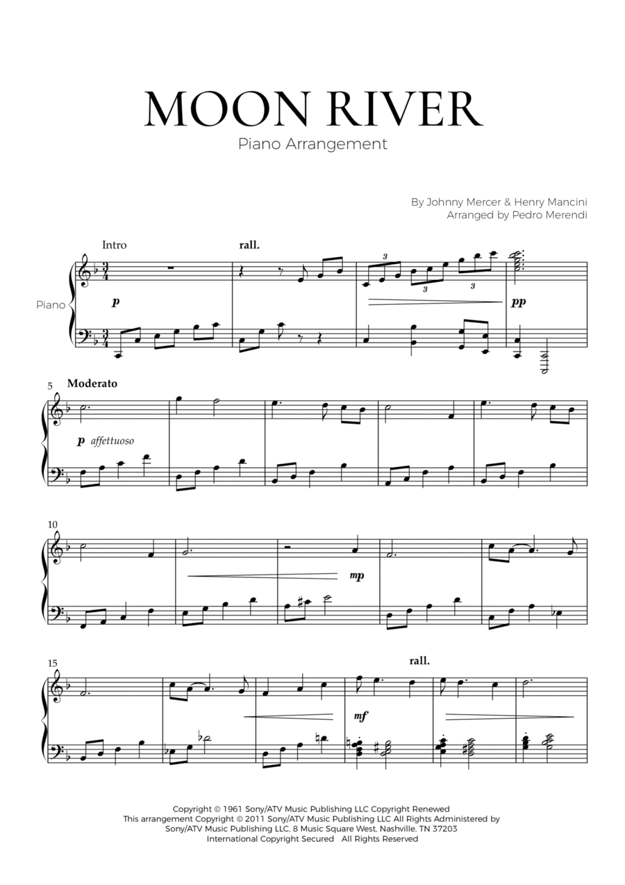 Moon River (arr. Pedro Merendi)