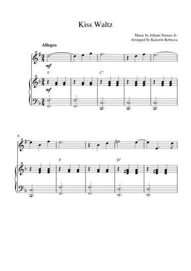 Kiss Waltz (arr. Kaiserin Rebecca)