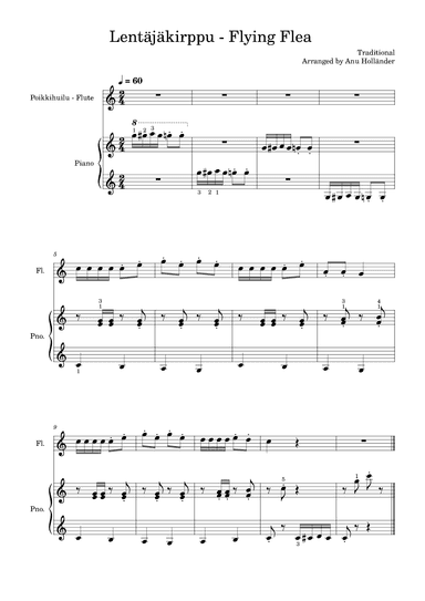 Soittosalkku: Lentäjäkirppu - Flying Flea (arr. Anu Holländer)