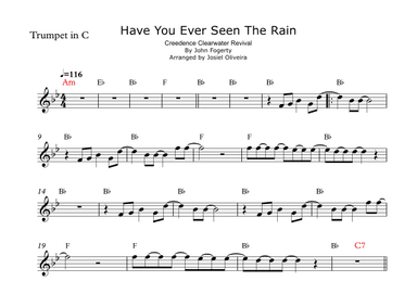 Have You Ever Seen The Rain? (arr. Josiel Oliveira)