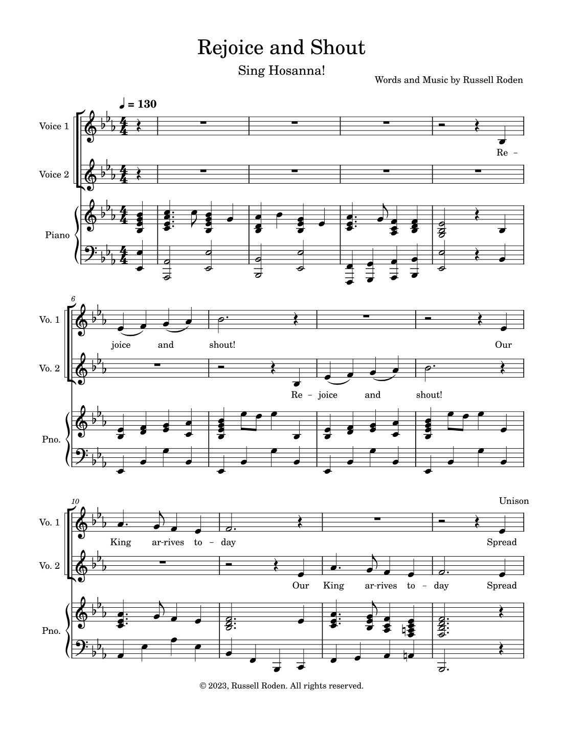 Rejoice and Shout
