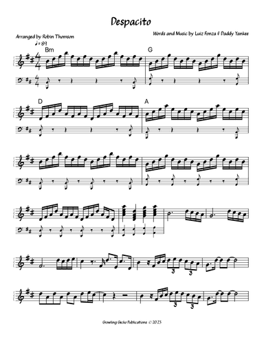 Despacito (arr. Robin Thomson)